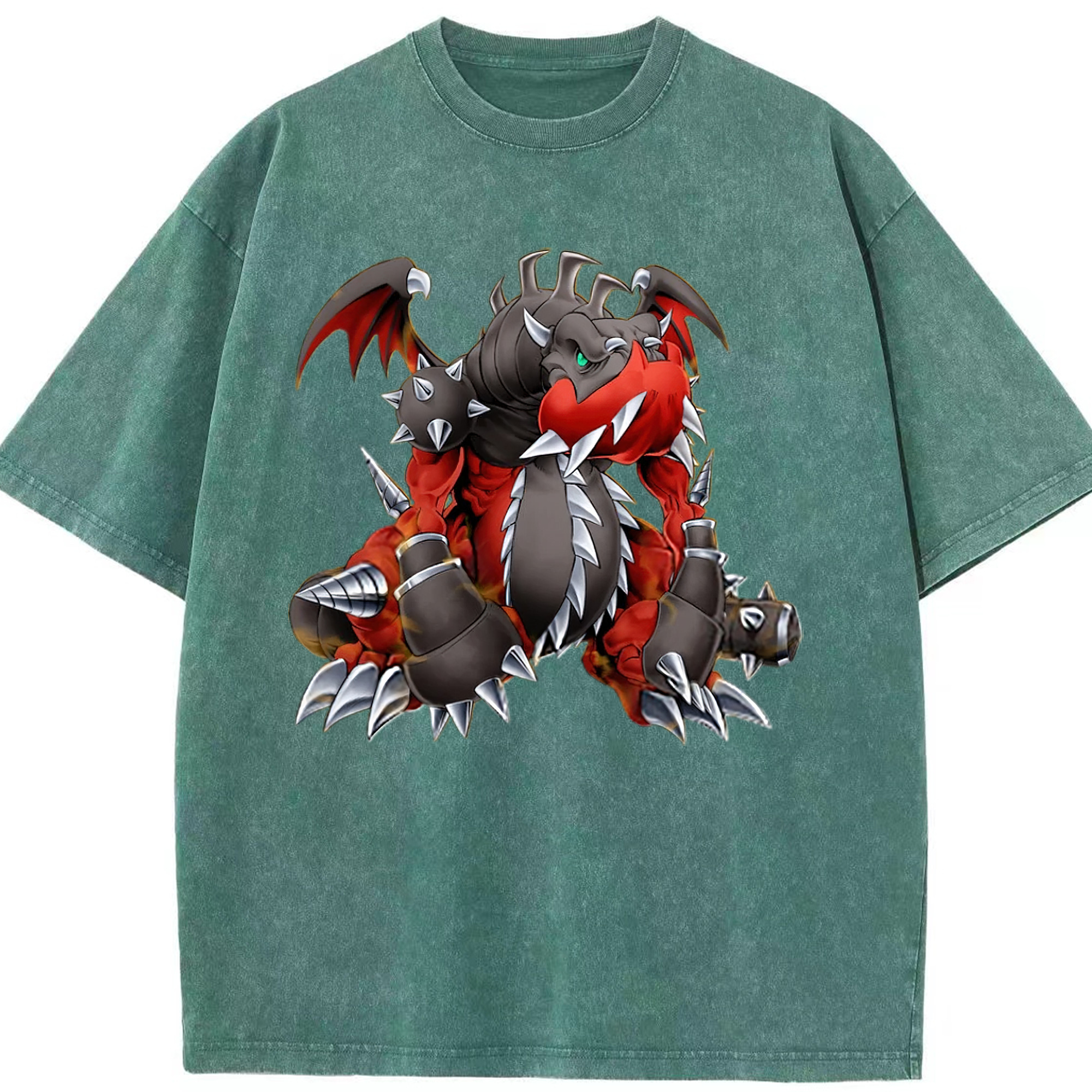 （画像用） 遊☆戯☆王 Yu-Gi-Oh! 綿100% ヴィンテージ風 半袖Tシャツ（フロントプリント）
